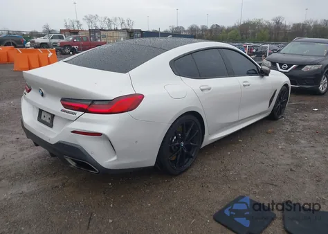 2020 BMW M850I Gtan Coupe xDrive z USA, uszkodzony, nr VIN WBAGV8C04LBP48931